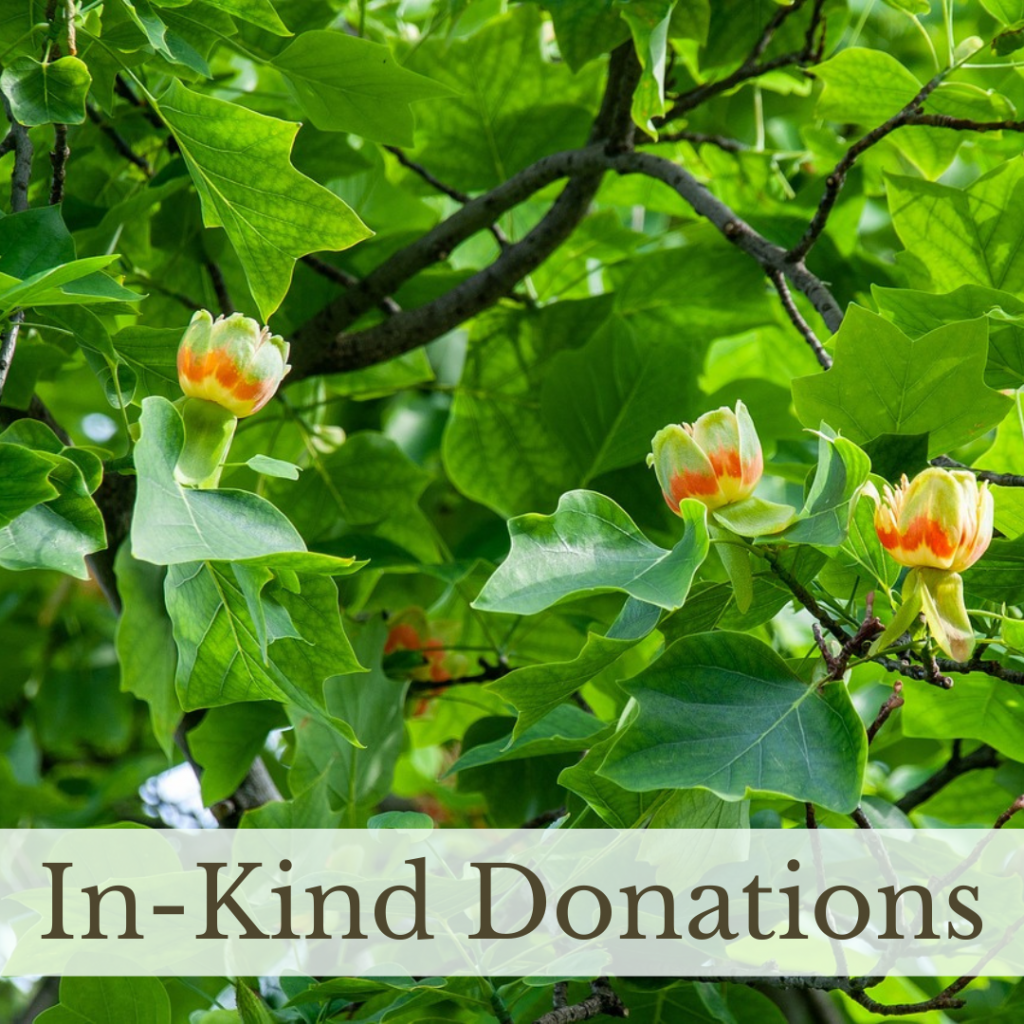 Link to In-Kind Donations page.